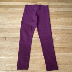 American Eagle Leggings Maroon Medium Lightly Worn